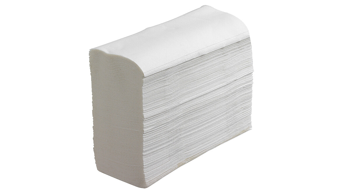 Falthandtuch Kimberly-Clark Scott®Multifold 3749, M-Falz, 1-lagig, weiß, Papier, 4.000 Stk./Sack, A-Nr.: 18292 - 01