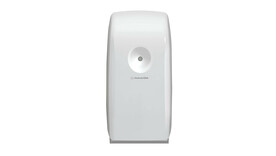 Lufterfrischungsgerät Kimberly-Clark Aquarius 6994, L 21,2 cm x B 12,5 cm x H 8,7 cm, weiß, automatische Ausgabe per Sensor, batteriebetrieben, Verschlussart: Schlüssel und Druckknopf, A-Nr.: 18244 - 01