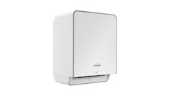 Rollenhandtuchspender Kimberly-Clark Icon™ 53940, L 42 cm x B 25,88 cm x H 31,5 cm, weiß, automatische Ausgabe per Sensor, batteriebetrieben, Verschlussart: Schlüssel, A-Nr.: 18238 - 01