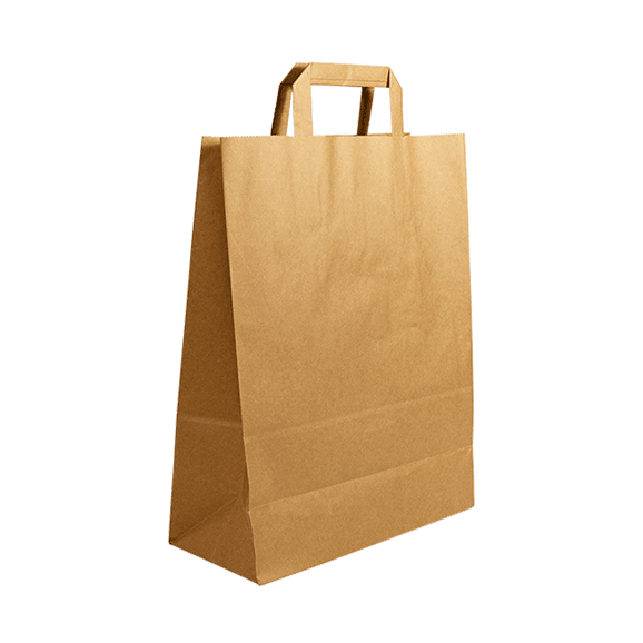 Papiertragetaschen mit Flachhenkeln, Papier-Tragetaschen, Meier Verpackungen