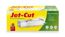 Folienspender Inox Starter-Set für Jet-Cut Refill 450 mm, inkl. 1 Rolle Frischhaltefolie Jet-Cut Refill PVC 450 mm x 600 lfm, A-Nr.: 18902 - 01