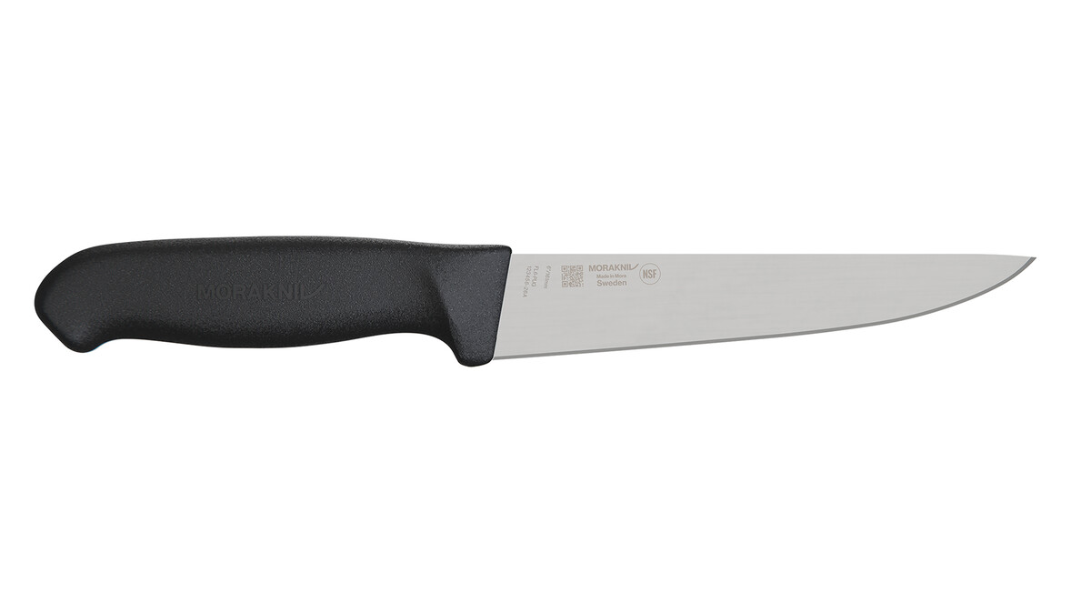 Universal-/Zerlegemesser MORAKNIV FL6-PUG, 161 mm, schwarz, A-Nr.: 19622 - 01
