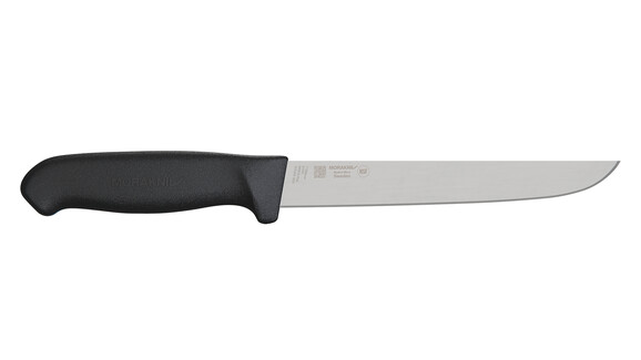Ausbeinmesser breit MORAKNIV WSB75-PUG, 180 mm Klingenlänge, schwarz, gerade, steif, A-Nr.: 19626 - 01