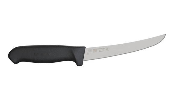 Ausbeinmesser breit MORAKNIV WCB6S-PUG, 158 mm Klingenlänge, schwarz, gebogen, steif, A-Nr.: 19627 - 01