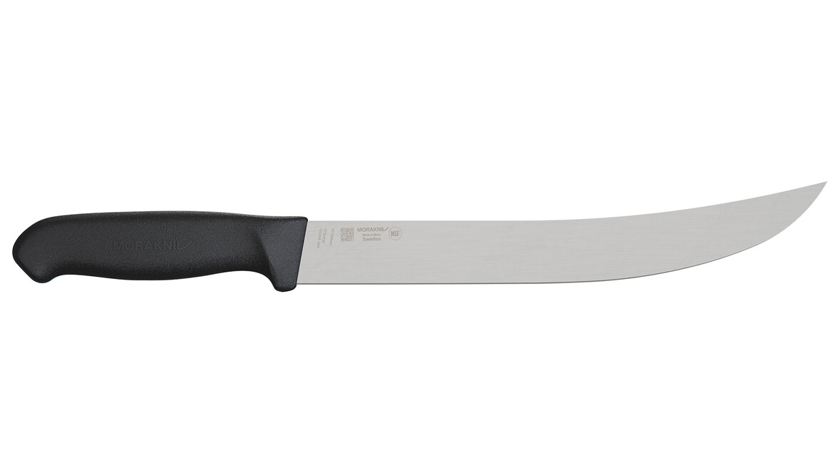 Zuschneide- und Zerlegemesser MORAKNIV CT10-PUG, 256 mm, schwarz, gebogen, A-Nr.: 19633 - 01