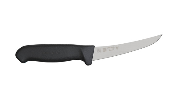 Ausbeinmesser MORAKNIV CB5MF-PUG, 133 mm Klingenlänge, schwarz, gebogen, semi-flexibel, A-Nr.: 19629 - 01