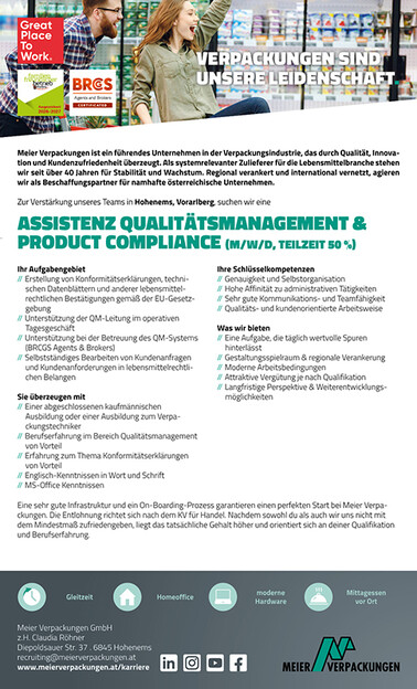 Assistenz QM