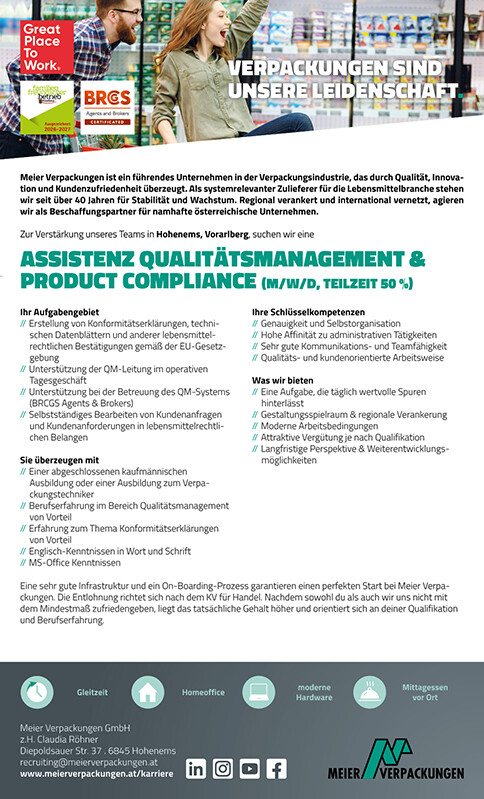 Assistenz QM
