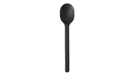 Mehrweg-Löffel, 181 x 38 x 16 mm, Verbundstoff aus Holzfasern/PLA, grau, VERIVE, A-Nr.: 19704 - 01