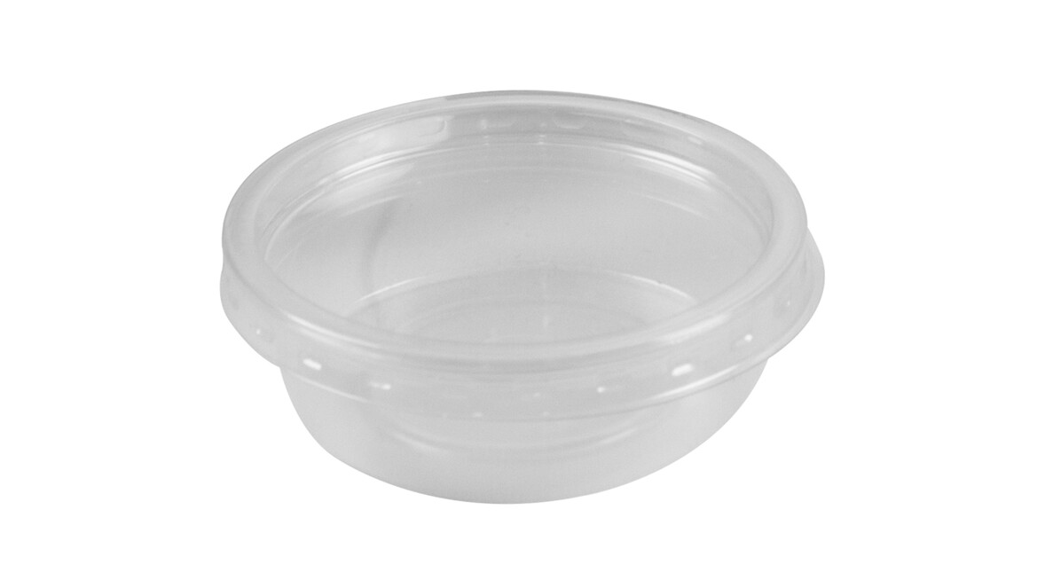 Dressingbecher, 50 ml, Ø 70,3 mm, 22 mm, PP, transparent, A-Nr.: 15349 Dressingbecher, 50 ml, Ø 70,3 mm, 22 mm, PP, transparent, A-Nr.: 15349 - 01