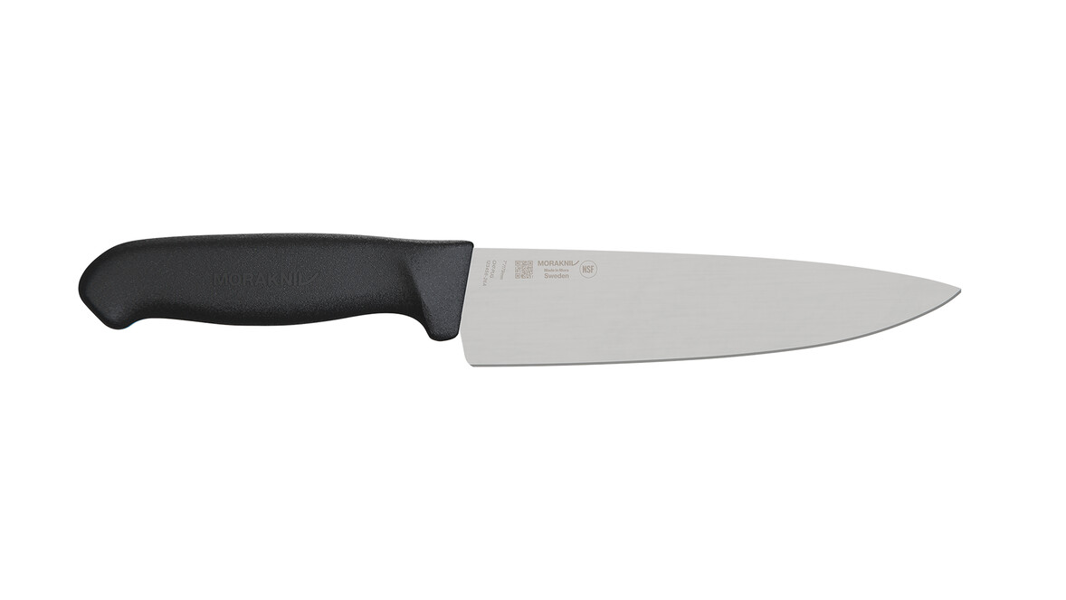 Kochmesser MORAKNIV CH7-PUG, 176 mm Klingenlänge, schwarz, steif, A-Nr.: 19925 Kochmesser MORAKNIV CH7-PUG, 176 mm Klingenlänge, schwarz, steif, A-Nr.: 19925 - 01