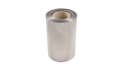 Siegelfolie Alu-Trays, passende Siegelmaschine: 74466, Qualität: Aluminium 29 my, Rollenbreite: 245 mm, Breitentoleranz: +1/-0 mm, Techn. Ausführung: Peel/Alu, Folienfarbe: silber, Druck: unbedruckt, A-Nr.: 73996 - 01