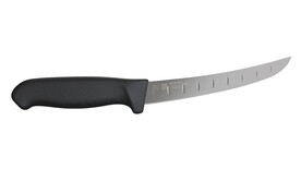 Ausbeinmesser breit MORAKNIV WCB6MF SC-PUG, 159 mm Klingenlänge, schwarz, gebogen, semi-flexibel, A-Nr.: 19961 - 01
