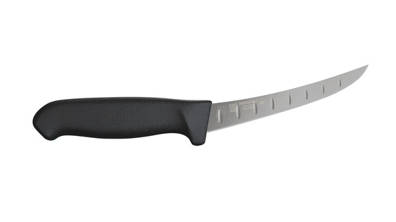 Ausbeinmesser MORAKNIV UCB5MF SC-PUG, 137 mm Klingenlänge, schwarz, oben gebogen, semi-flexibel, A-Nr.: 19960 - 01