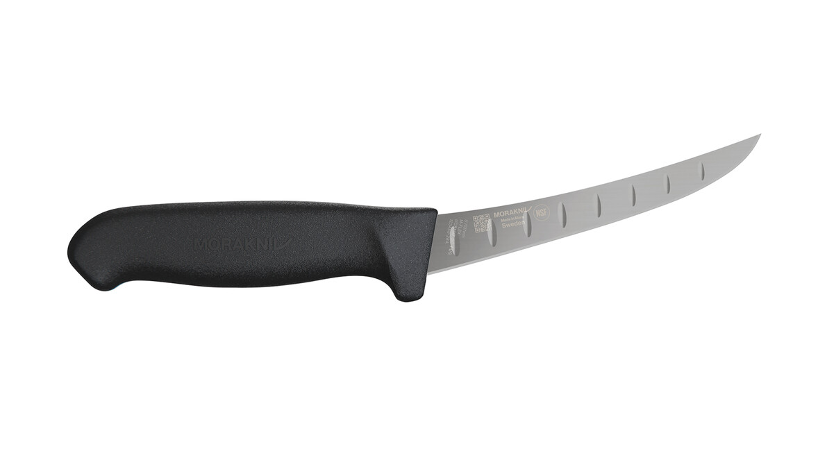 Ausbeinmesser MORAKNIV UCB5MF SC-PUG, 137 mm Klingenlänge, schwarz, oben gebogen, semi-flexibel, A-Nr.: 19960 Ausbeinmesser MORAKNIV UCB5MF SC-PUG, 137 mm Klingenlänge, schwarz, oben gebogen, semi-flexibel, A-Nr.: 19960 - 01