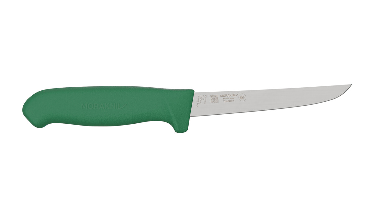 Ausbeinmesser MORAKNIV SB5F-PUG, 135 mm Klingenlänge, grün, gerade, flexibel, A-Nr.: 19989 - 01