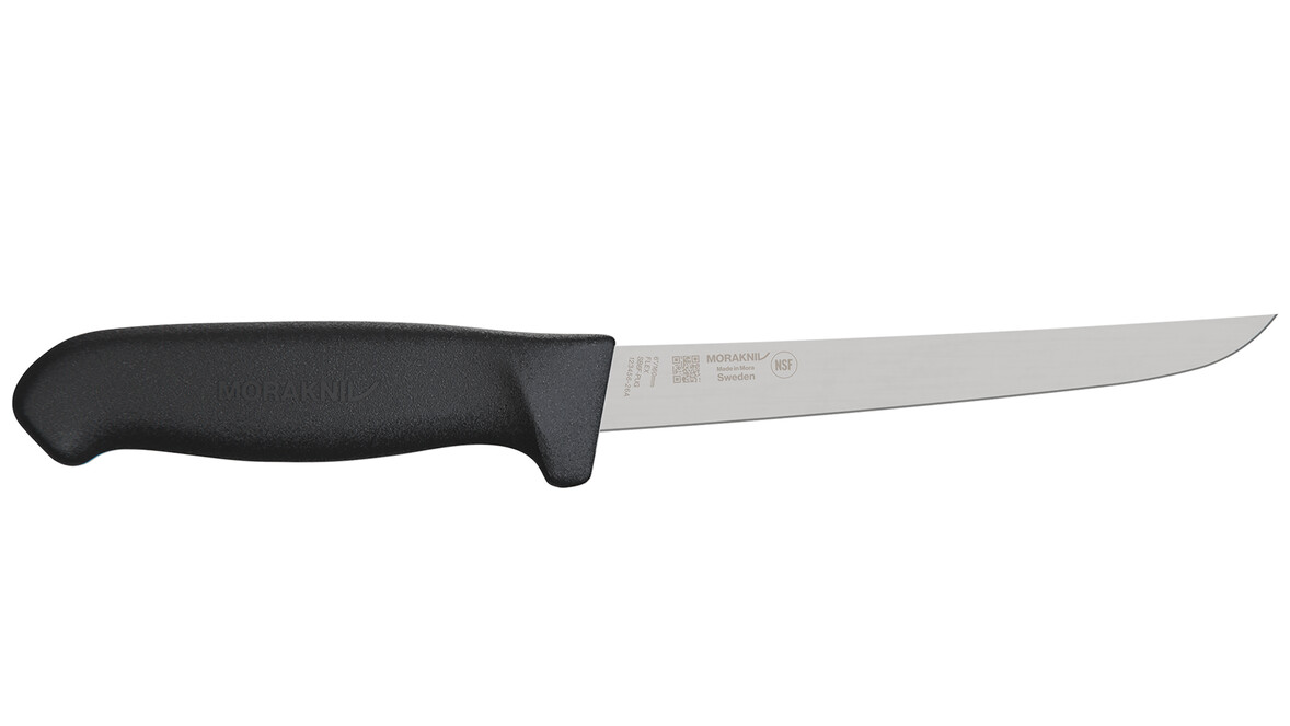 Ausbeinmesser MORAKNIV SB6F-PUG, 160 mm Klingenlänge, schwarz, gerade, flexibel, A-Nr.: 19996 Ausbeinmesser MORAKNIV SB6F-PUG, 160 mm Klingenlänge, schwarz, gerade, flexibel, A-Nr.: 19996 - 01