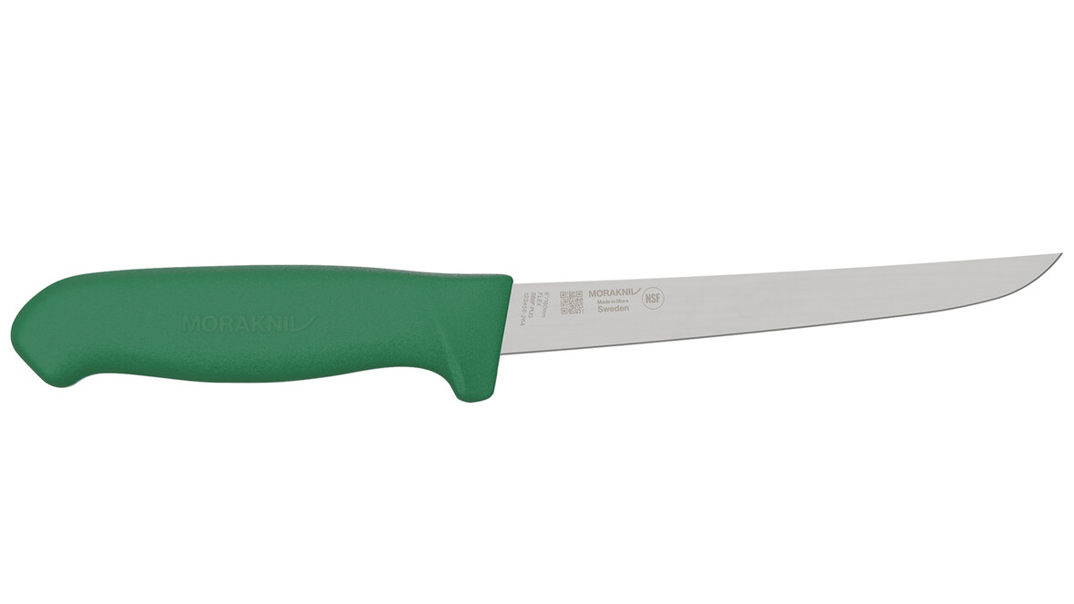 Ausbeinmesser MORAKNIV SB6F-PUG, 160 mm Klingenlänge, grün, gerade, flexibel, A-Nr.: 19998 Ausbeinmesser MORAKNIV SB6F-PUG, 160 mm Klingenlänge, grün, gerade, flexibel, A-Nr.: 19998 - 01