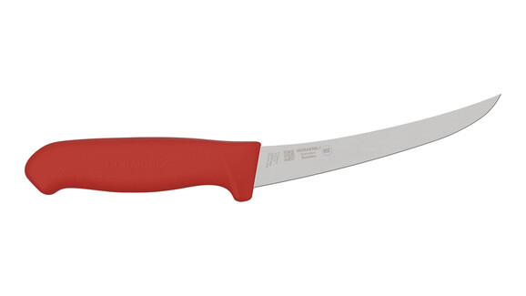 Ausbeinmesser MORAKNIV CB6XF-PUG, 158 mm Klingenlänge, rot, gebogen, sehr flexibel, A-Nr.: 20033 - 01