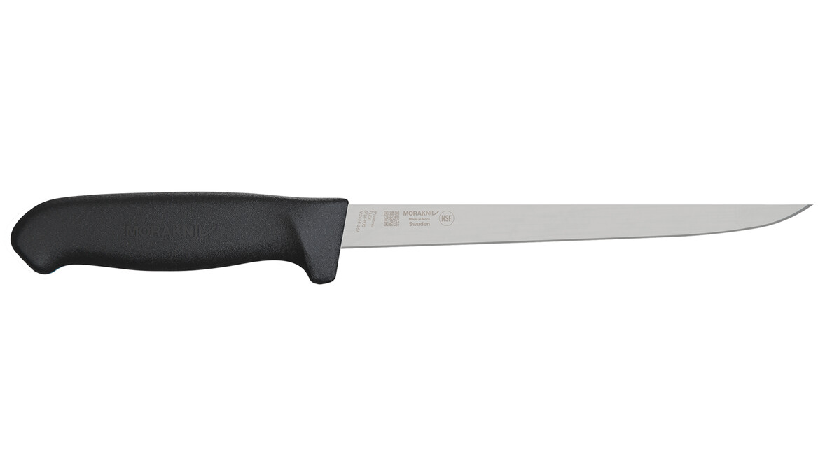 Filetiermesser MORAKNIV SF8F-PUG, 196 mm Klingenlänge, schwarz, gerade, flexibel, A-Nr.: 20029 Filetiermesser MORAKNIV SF8F-PUG, 196 mm Klingenlänge, schwarz, gerade, flexibel, A-Nr.: 20029 - 01