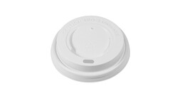 Deckel für Coffee to go Becher, Ø 80 mm, PS, weiß