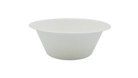 Menüschale to go, 250 ml, Bagasse, Ø 114 mm, 44 mm, weiß, A-Nr.: 95083 - 01