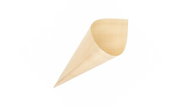 Spitztüte FAIRPAC, Holz, B 130 mm x L 180 mm, natur, FSC-zertifiziert