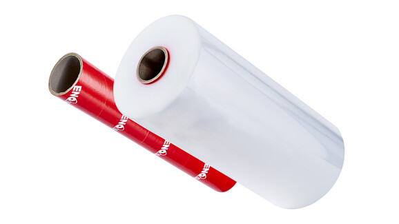 Maschinenstretchfolie ENO®xtrem EXS, 450 mm, 11 my, 3.750 lfm, transparent, innen haftend, außen glatt, A-Nr.: 15365 - 01