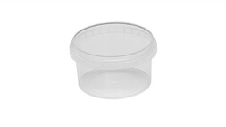 Becher mit Originalitätsverschluss, 1.000 ml, Ø 133 mm, 108 mm, PP, transparent, A-Nr.: 20229 - 01