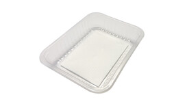 Saugeinlage McAirlaid&amp;#039;s MP 2500, B 95 mm x L 155 mm, weiß, beidseitig PE-kaschiert, Saugleistung: ca. 2.500 ml/m², A-Nr.: 75822 - 01
