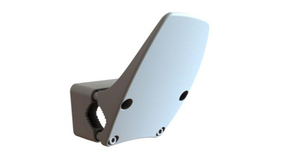 Freihand Türklinkenaufsatz, Ø 2,4 cm, L 20 cm x B 14 cm, glasfaserverstärktem Kunststoff, weiß, unsteril, Komplettset, manuell einstellbar, A-Nr.: 96398 - 01